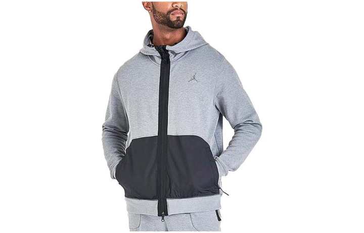 Jordan Jordan Sweatshirts Men's Gray Hooded Moderate Regular