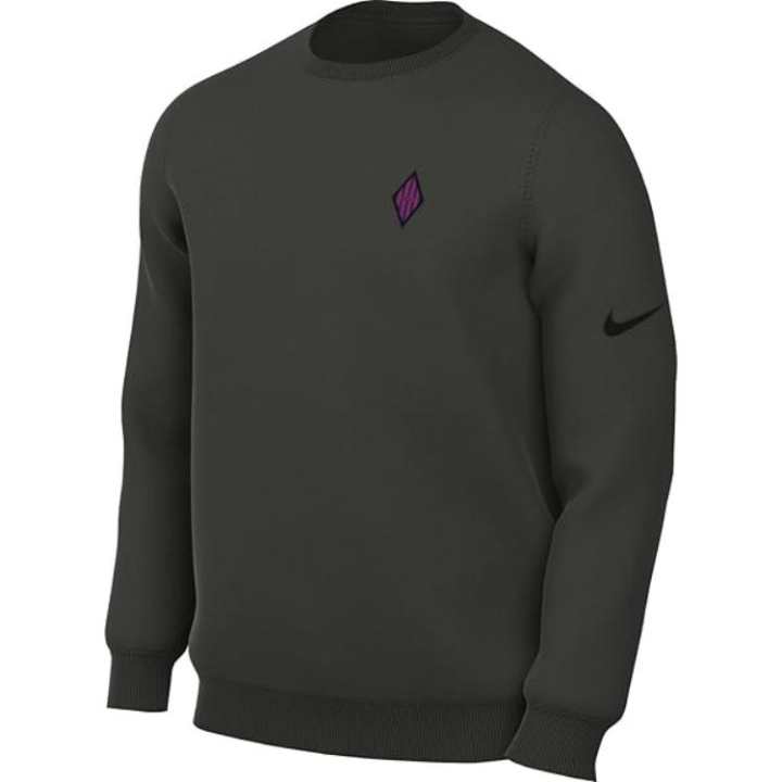 Nike Nike Sweatshirts Men's Olive Green Crew Neck Moderate Other
