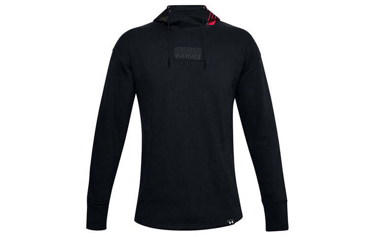 Under Armour Sweatshirts Men's Black Hooded Moderate Regular