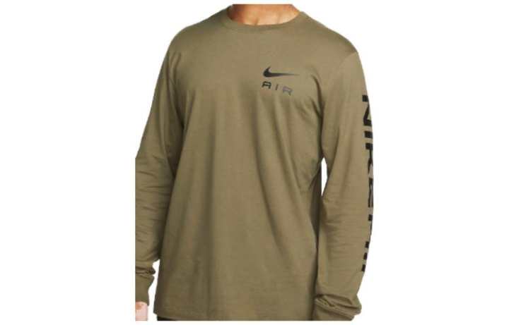 Nike Nike Sweatshirts Men's Olive Crew Neck Moderate Regular