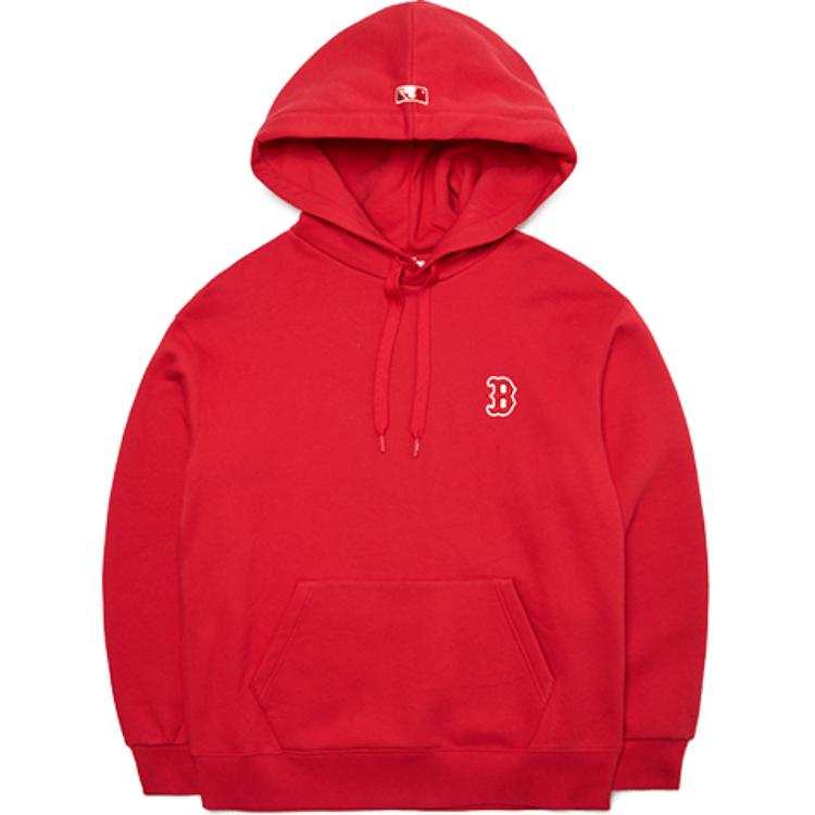 MLB MLB Boston Red Sox Sweatshirts Unisex Red Hooded Moderate Regular