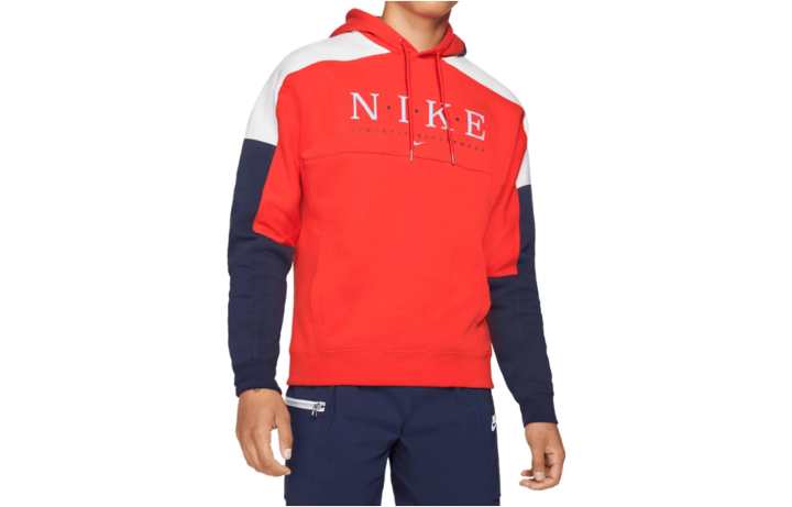Nike Nike Sweatshirts Men's Orange Hooded Moderate Regular