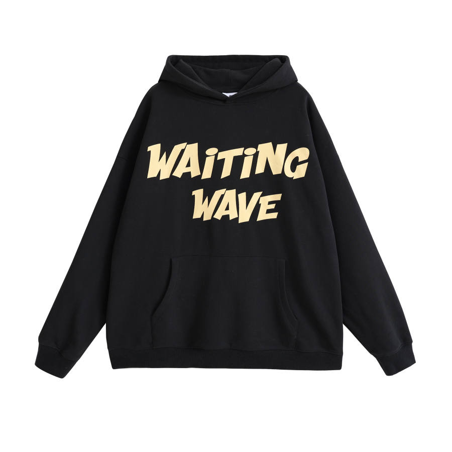 WAITINGWAVE WAITINGWAVE Sweatshirts Unisex Hooded Moderate Regular