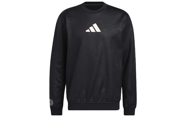 Adidas Adidas Sweatshirts Men's Black Crew Neck Moderate Regular