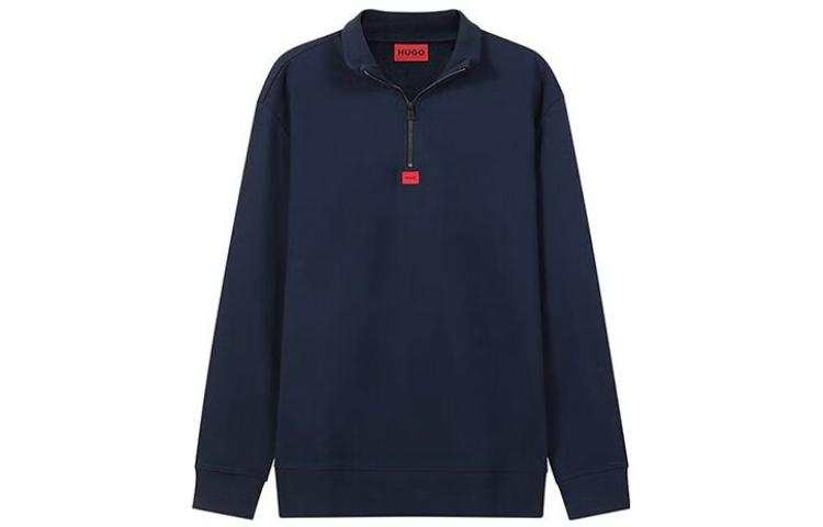 HUGO BOSS Sweatshirts Men's Stand Collar Moderate Regular
