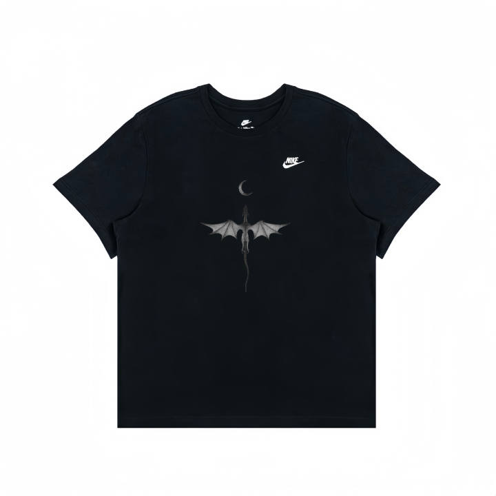 Nike Nike T Shirts Unisex Black Crew Neck Moderate Straight Fit