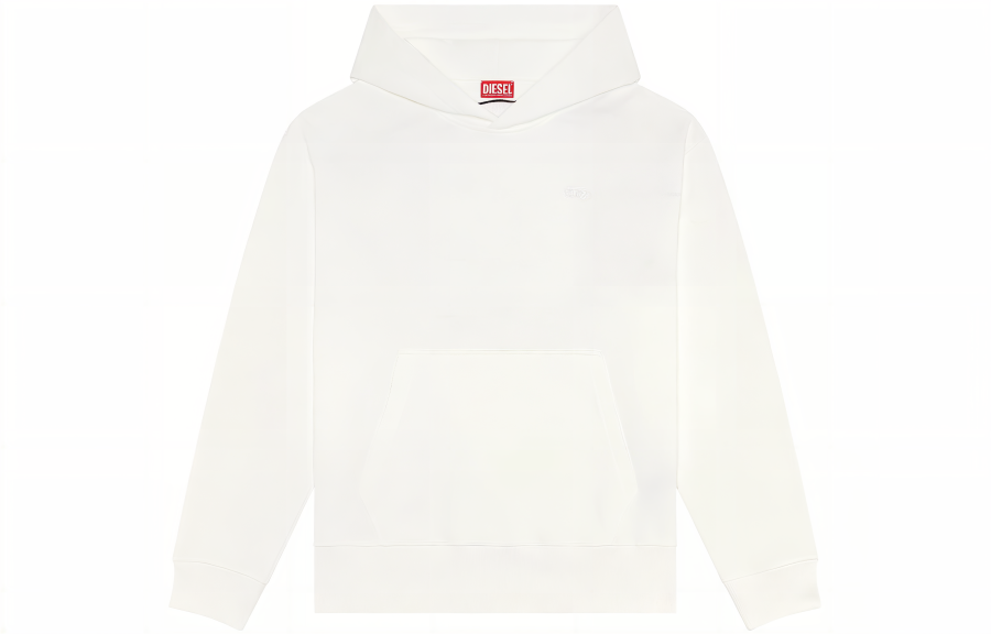 DIESEL S Macs Hood Megoval D Logo Embroidered Hoodie