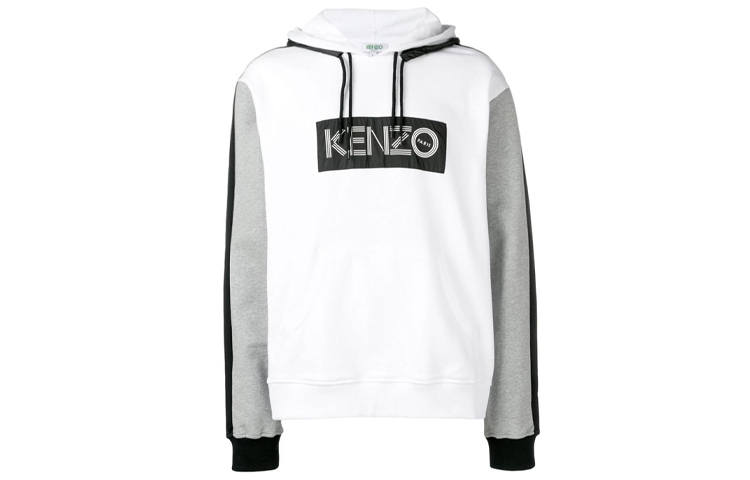 KENZO KENZO Sweatshirts Men's White Hooded Moderate Regular