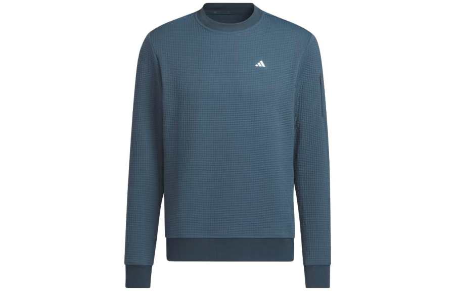 Adidas Adidas Ultimate365 Sweatshirts Men's Turquoise Crew Neck Moderate Regular