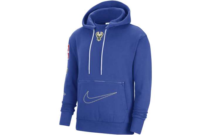 Nike Nike Nba Milwaukee Bucks Courtside City Edition Fleece Hoodie