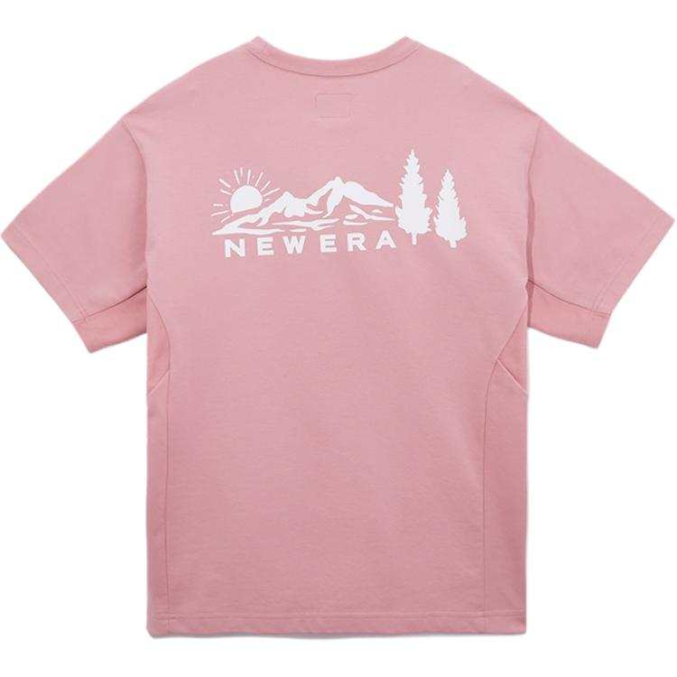 New Era T Shirts Unisex Pink Crew Neck