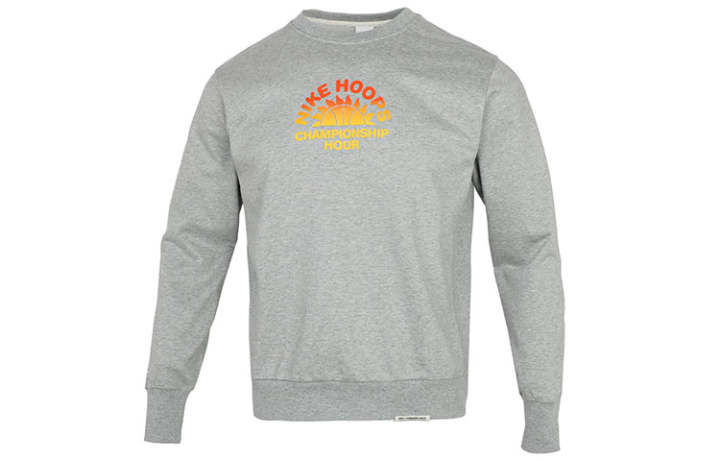 Nike Nike Sweatshirts Men's Gray Crew Neck Moderate Other
