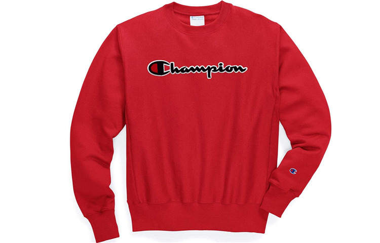 Champion Champion Logo Fleece Sweatshirt Red