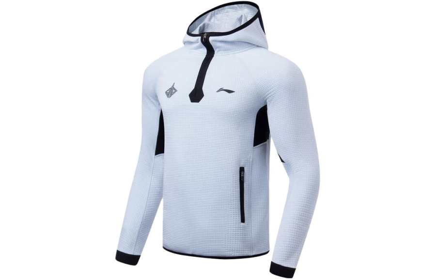 Li-Ning Li Ning Sports Basketball Collection Sweatshirt Men's Standard White