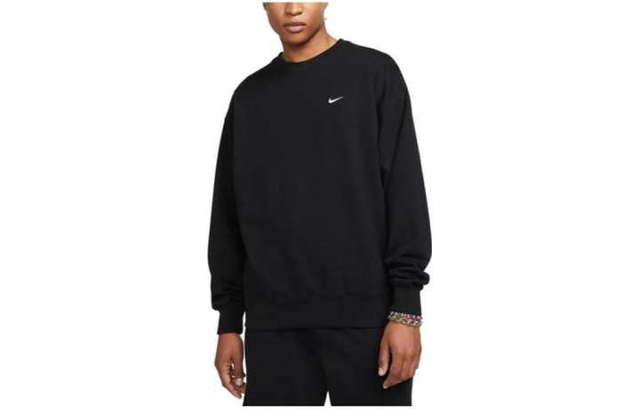 Nike Nike Sweatshirts Men's Black Crew Neck Moderate Regular