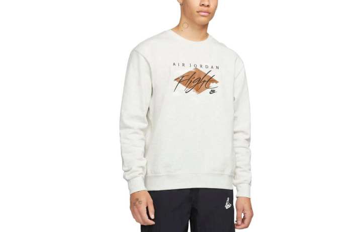 Jordan Jordan Sweatshirts Men's White Crew Neck Moderate Other