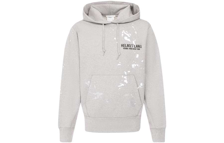 Helmut Lang Helmut Lang logo drawstring hoodie