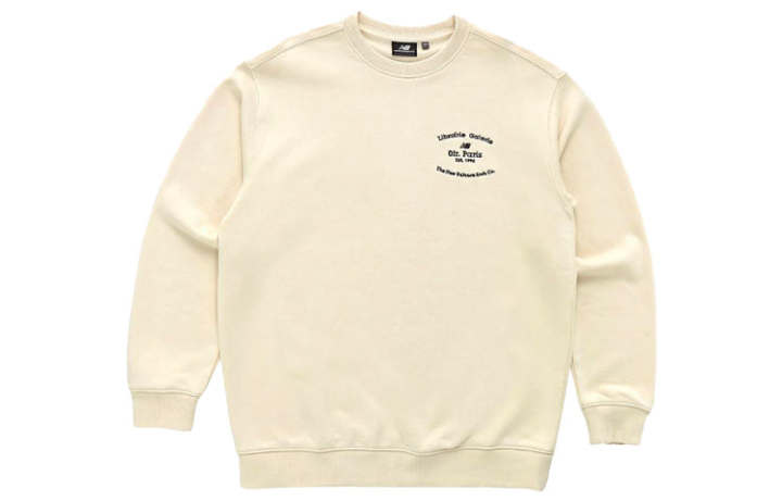 New Balance New Balance Sweatshirt Unisex Beige Yellow
