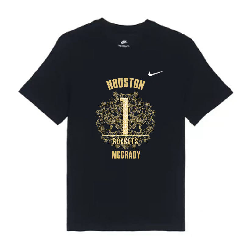 Nike Nike T Shirts Unisex Black Crew Neck Moderate Straight Fit