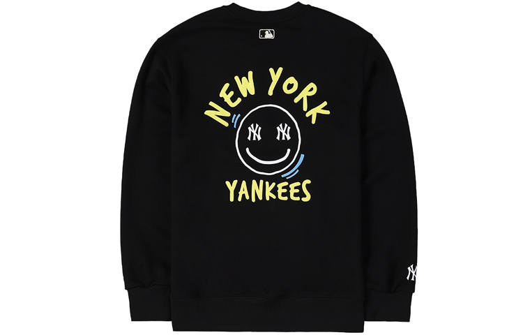 MLB MLB New York Yankees Sweatshirts Unisex Black Crew Neck Moderate Regular