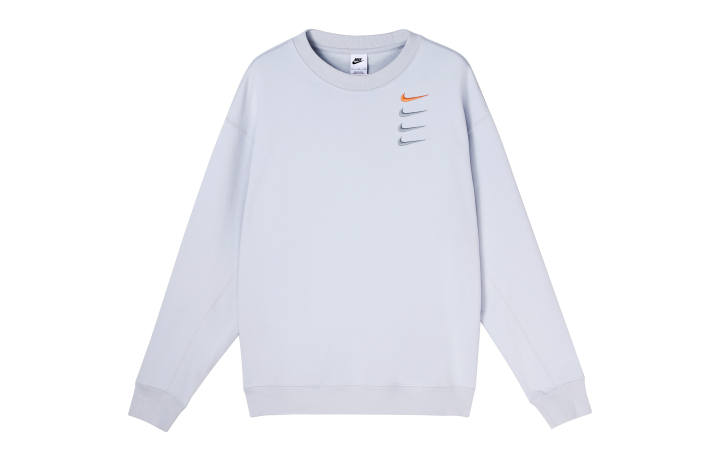 Nike Nike Sweatshirts Men's White Gold Crew Neck Moderate Regular