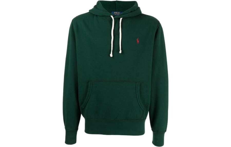 Polo Ralph Lauren Logo patch Drawstring Hoodie