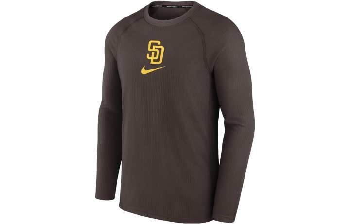 Nike Nike Sweatshirts Men's Brown Crew Neck Moderate Regular