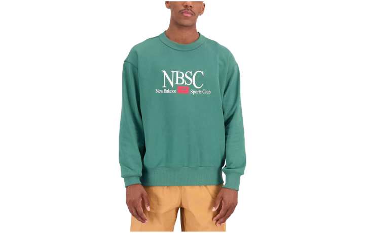 New Balance New Balance Logo print Cotton Sweatshirt