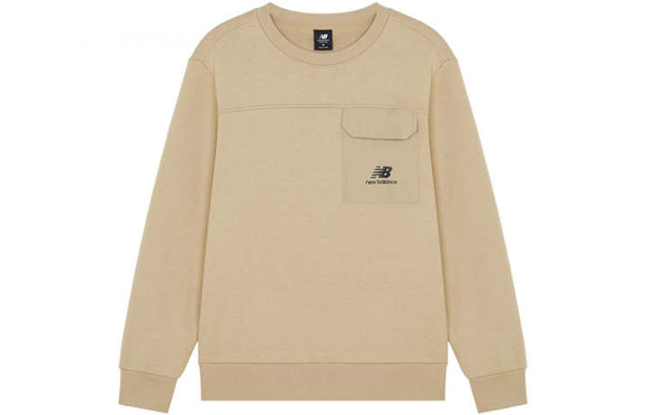 New Balance New Balance Sweatshirts Men's Khaki Crew Neck Moderate Regular