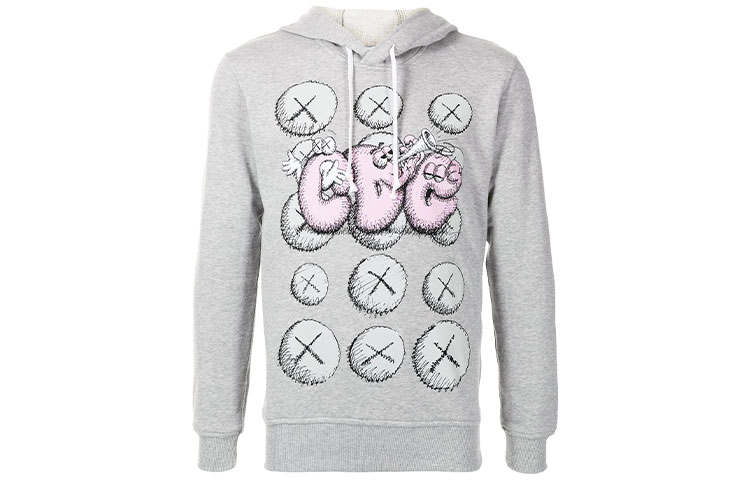 CDG CDG Sweatshirts Men's Gray Hooded Non Detachable Moderate Regular