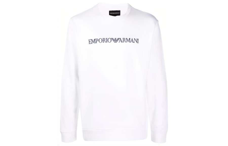 EMPORIO ARMANI Logo-print Crew-neck Sweatshirt