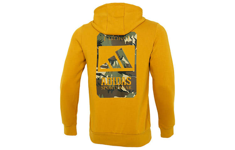 Adidas Adidas Sweatshirts Men's Gold Hooded Moderate Regular