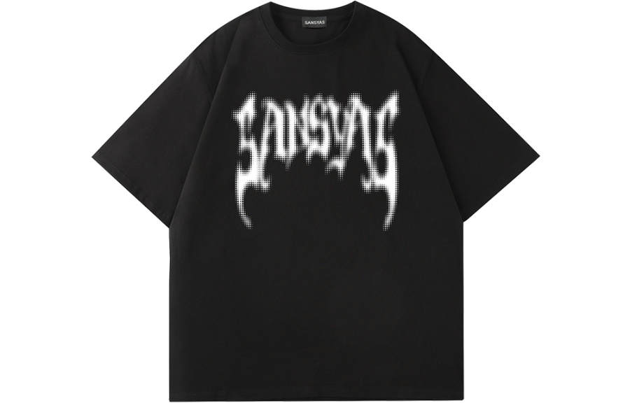 SANSYAS T Shirts Unisex Crew Neck Moderate Straight Fit
