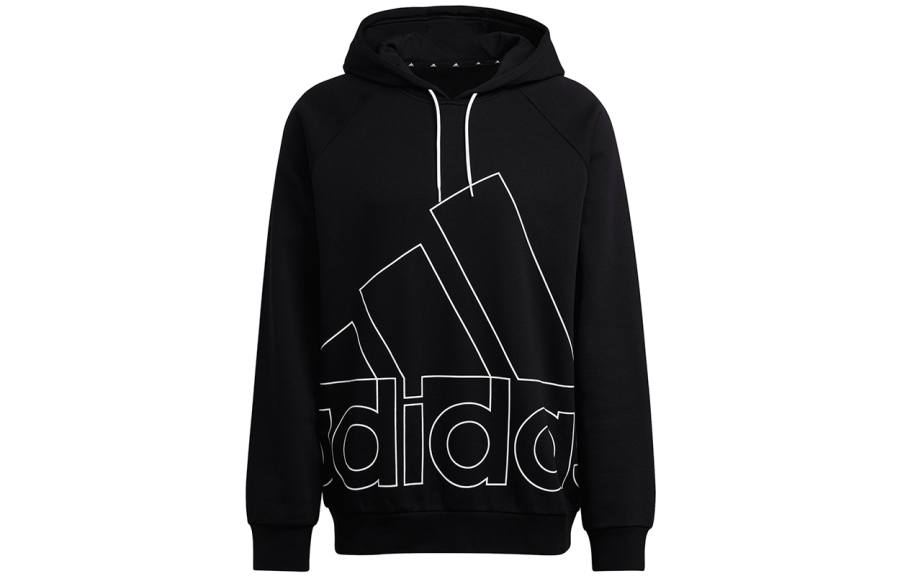 Adidas Adidas Sweatshirts Men's Black Hooded Moderate Regular