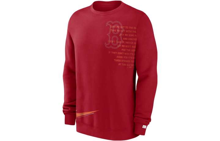 Nike Nike Sweatshirts Men's Red Crew Neck Moderate Other