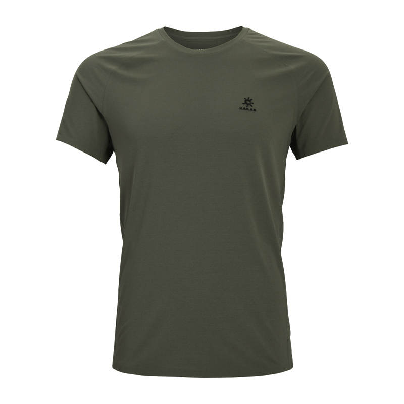 KAILAS T Shirts Men's Crew Neck Thin Straight Fit