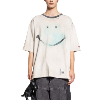 MIHARA YASUHIRO Maison MIHARA YASUHIRO Crewneck Distressed T Shirt