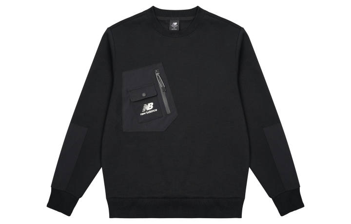 New Balance New Balance Sweatshirts Unisex Black Crew Neck Moderate Regular