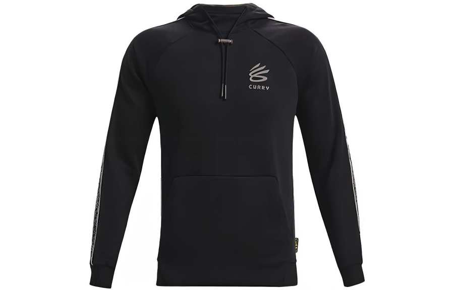 Under Armour CURRY Sweatshirts Men's Black Hooded Moderate Regular
