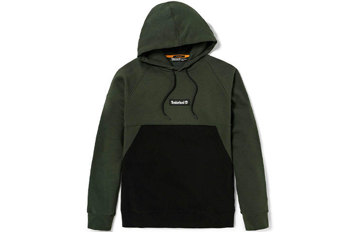 Timberland Sweatshirts Men's Luggage Bag Green Hooded Moderate Regular