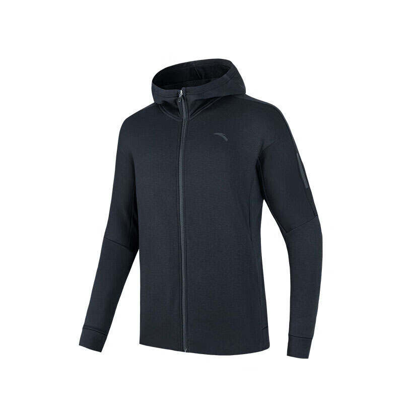 Anta Comprehensive Training Collection Sports Lifestyle Collection Sweatshirt Men's Basic Black