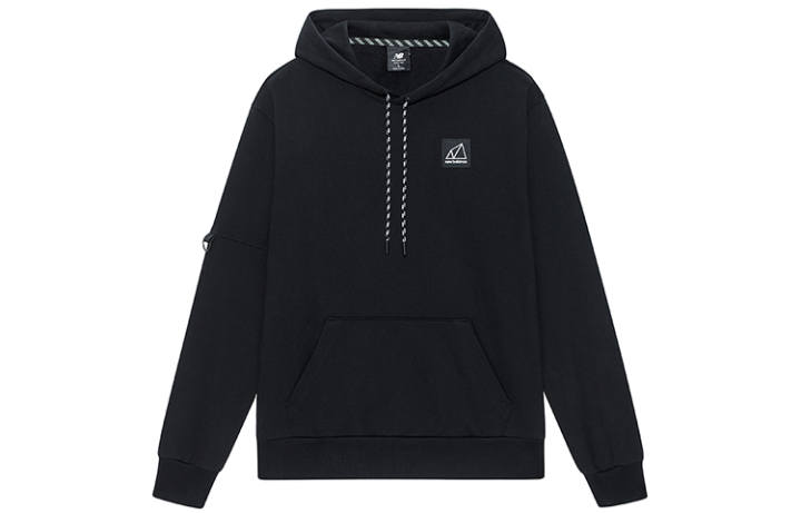 New Balance New Balance Sweatshirts Men's Black Hooded Moderate Regular