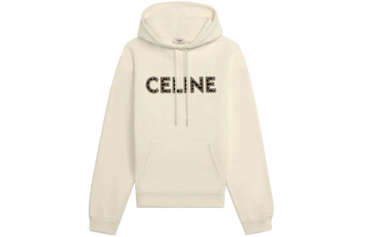 CELINE CELINE Loose Cotton Sweatshirt With Studs