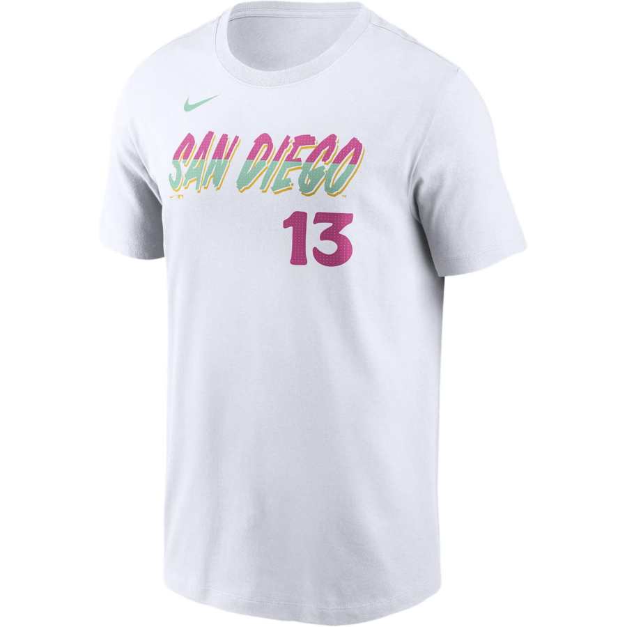 Nike Nike Manny Machado San Diego Padres City Connect Fuse T Shirt Men's White
