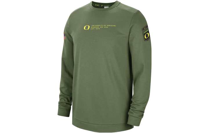Nike Nike Sweatshirts Men's Green Crew Neck Moderate Regular