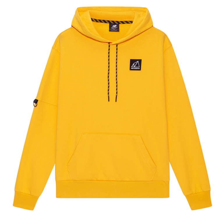 New Balance New Balance Sweatshirts Men's Yellow Hooded Moderate Regular