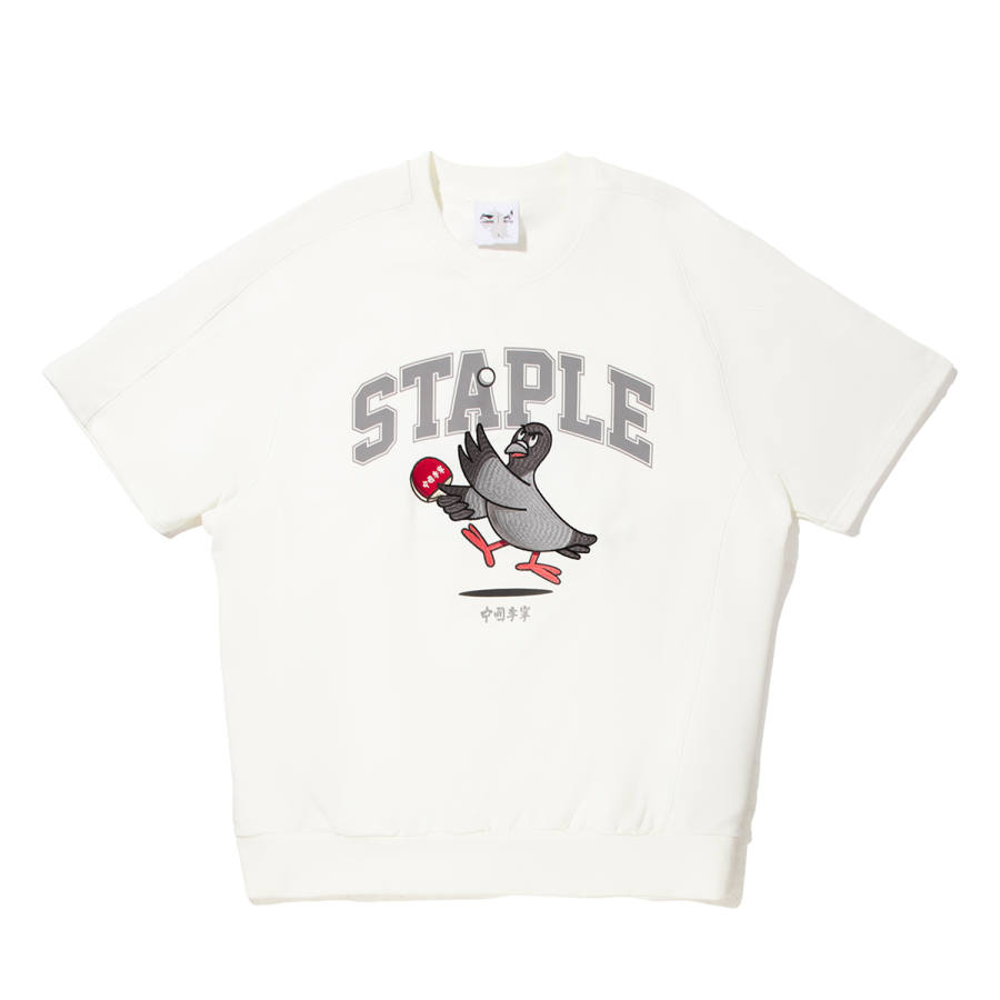Li-Ning Li Ning x STAPLE T Shirt Men's Ecru