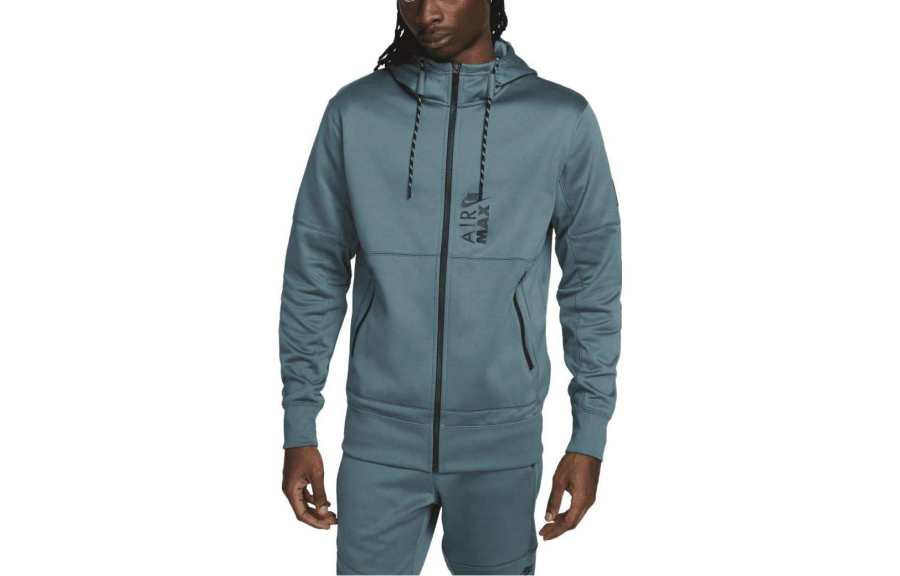 Nike Nike Sweatshirts Men's Blue Hooded Moderate Cardigan