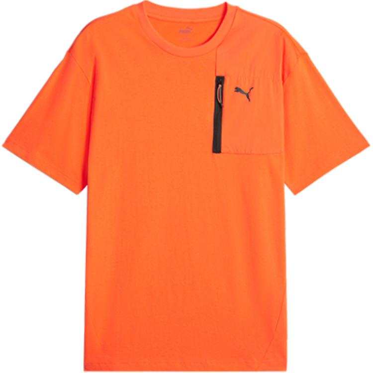 PUMA PUMA T Shirt Men's Bright Orange