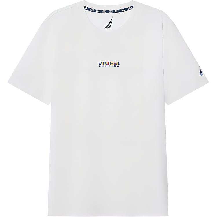 NAUTICA T Shirts Men's Crew Neck Moderate Straight Fit